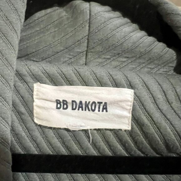 BB Dakota Sage Green Long Duster Coat - Size Medium (L/10-12) - Picture 4 of 4